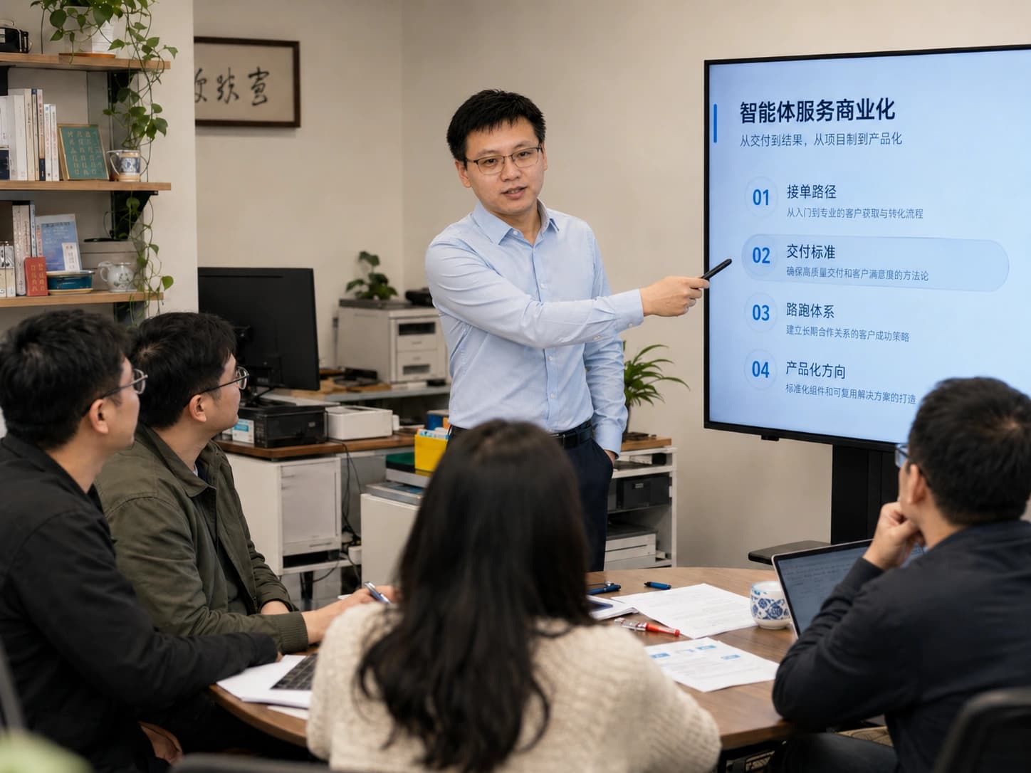 卢成站立讲解智能体架构师